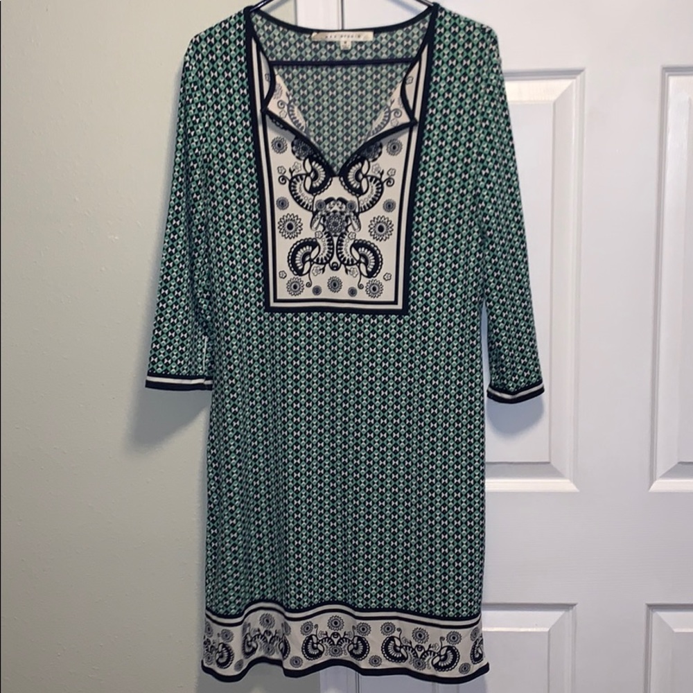 Business casual mid-length sleeve dress